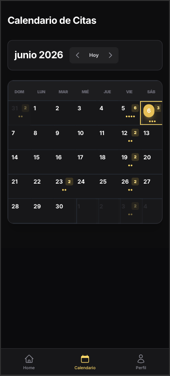 Vista Calendario